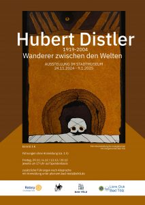 Plakat Ausstellung Hubert Distler